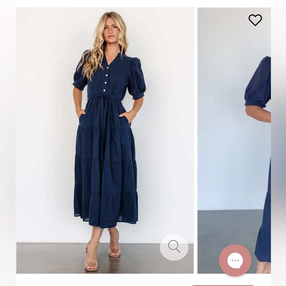 Baltic Born Deep Blue Maxi Dress